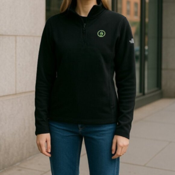 The North Face Women’s Jacket Sz S NWT Black Softshell 1/4 Zip Athletic Fit - Picture 13 of 13